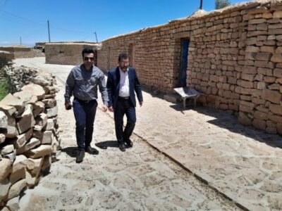 اتمام سنگفرش روستای دوبلوطان شهرستان مسجدسلیمان با اعتبار ١٠ میلیارد ریال