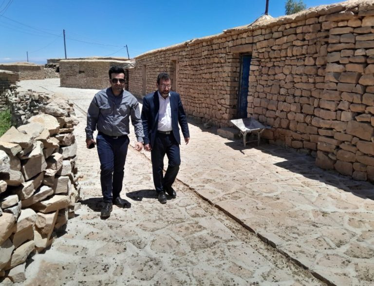 اتمام سنگفرش روستای دوبلوطان شهرستان مسجدسلیمان با اعتبار ١٠ میلیارد ریال