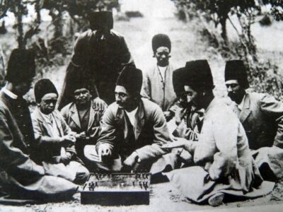 شطرنج بازی درباری‌های قاجار