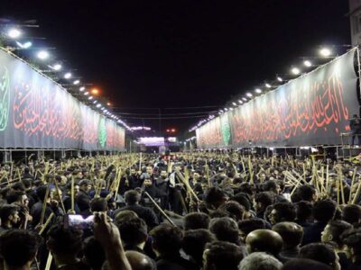 مراسم شاه حسین گویان روستای خلجان در شب شهادت امام سجاد (ع) + فیلم