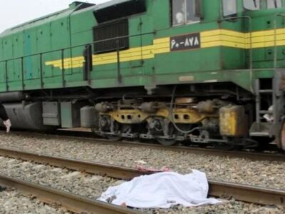 مرگ هولناک جوان ۲۹ ساله در تصادف با قطار مسافربری