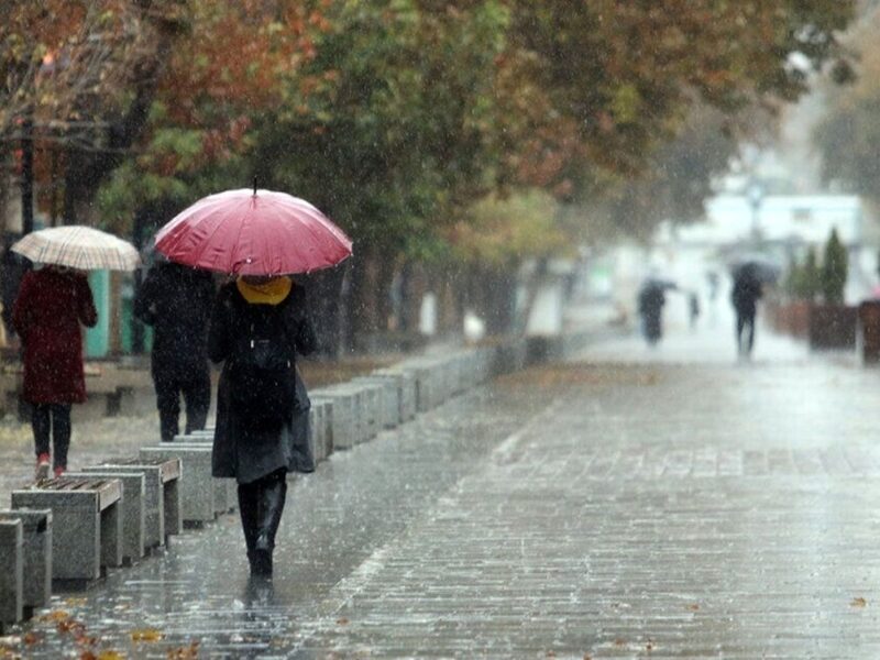 هشدار هواشناسی برای رگبار باران و وزش باد شدید در ۴ استان