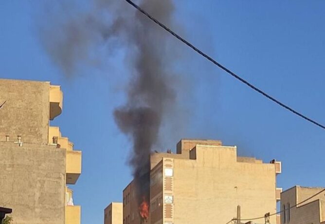 انفجار هولناک گاز شهری در باغمیشه با یک مصدوم