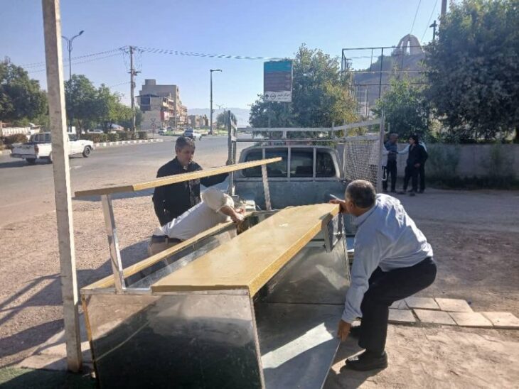 گزارش هفتگی عملکرد واحد اجرائیات ناحیه یک مسجدسلیمان