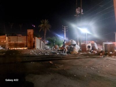 رفع انسداد معابر و ساماندهی بازار توسط واحد اجرائیات مرکزی