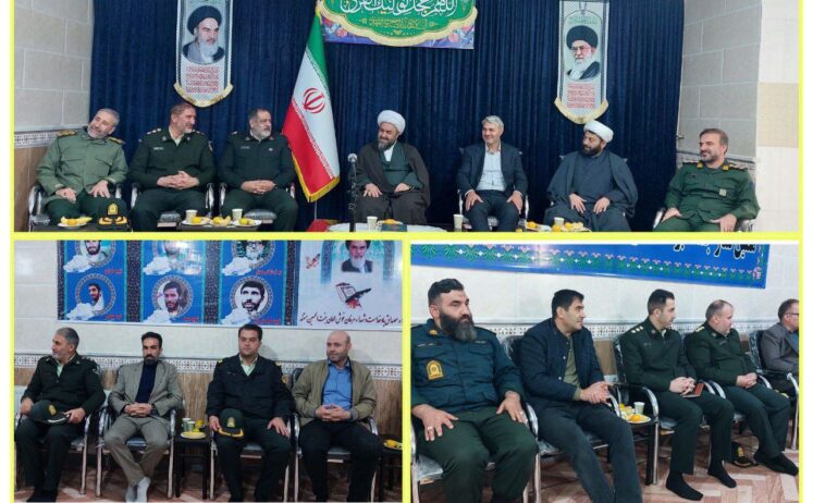 دیدار فرمانده انتظامی اذربایجان شرقی با امام جمعه شهرستان ترکمانچای میانه