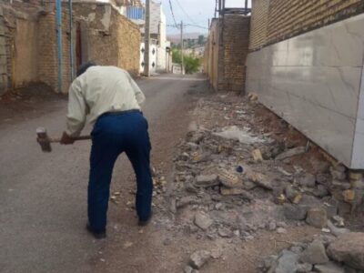 اقدامات هفته اخیر معاونت خدمات (واحد اجرائیات ناحیه یک) شهرداری مسجدسلیمان در سطح شهر