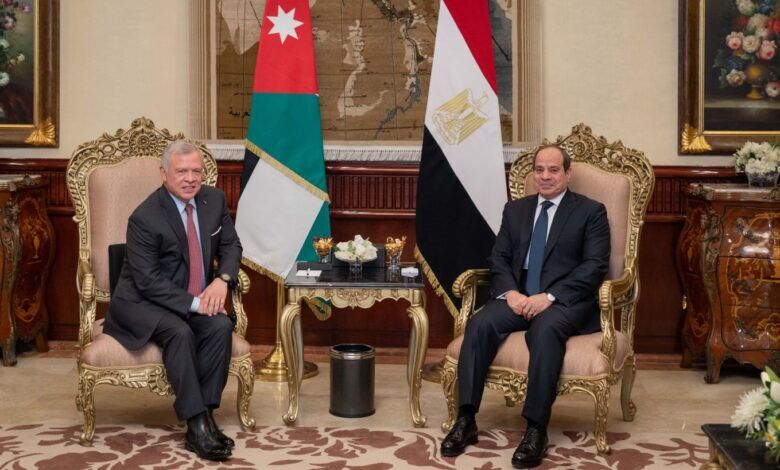 تاکید سران مصر و اردن بر ضرورت اجرای کامل توافق آتشبس