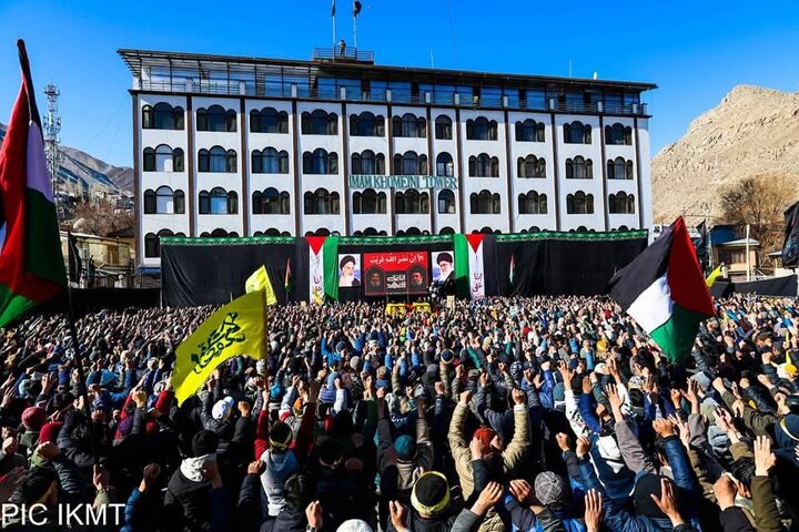 Funeral procession held in Kargil to honor martyr Nasrallah