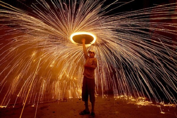 Chaharshanbeh-Suri; fire festivity in Iran