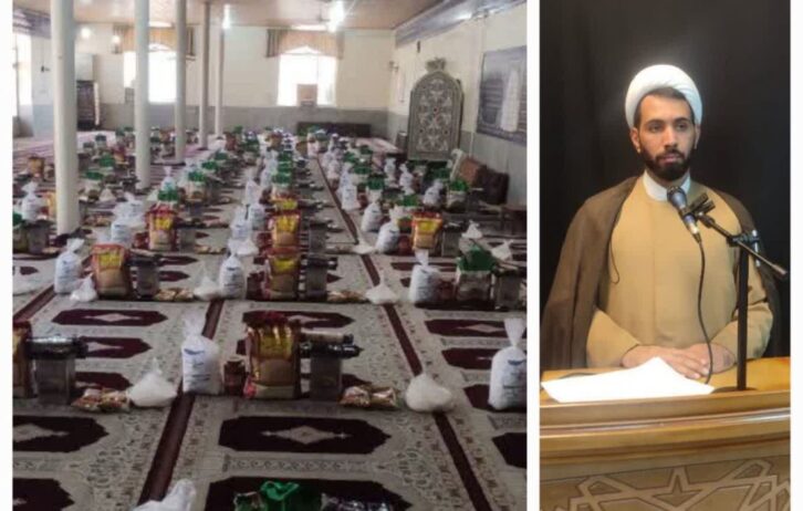 امام جماعت مسجد حضرت ابوالفضل(ع) مسجدسلیمان:توزیع ۱۰۰ بسته معیشتی میان دانش آموزان و خانواده های نیازمند