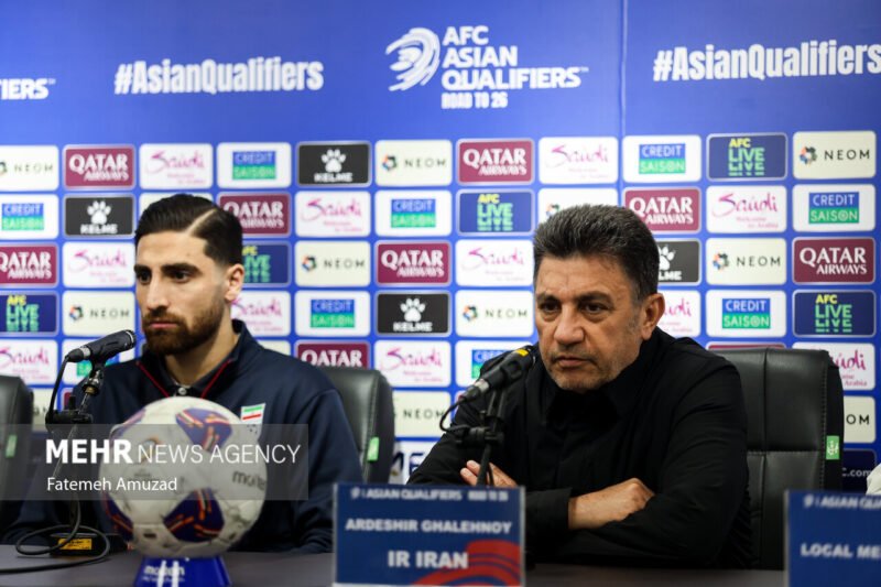 News conference of Iran-Uzbekistan national football teams
