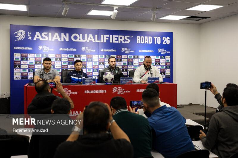 News conference of Iran-Uzbekistan national football teams
