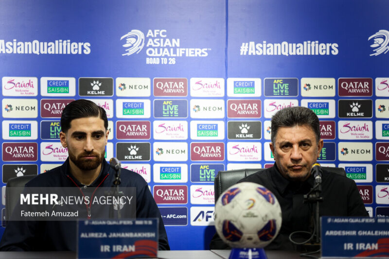 News conference of Iran-Uzbekistan national football teams
