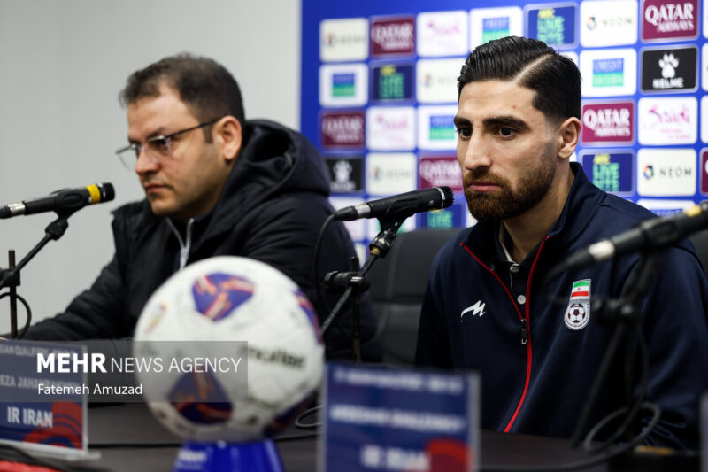 News conference of Iran-Uzbekistan national football teams
