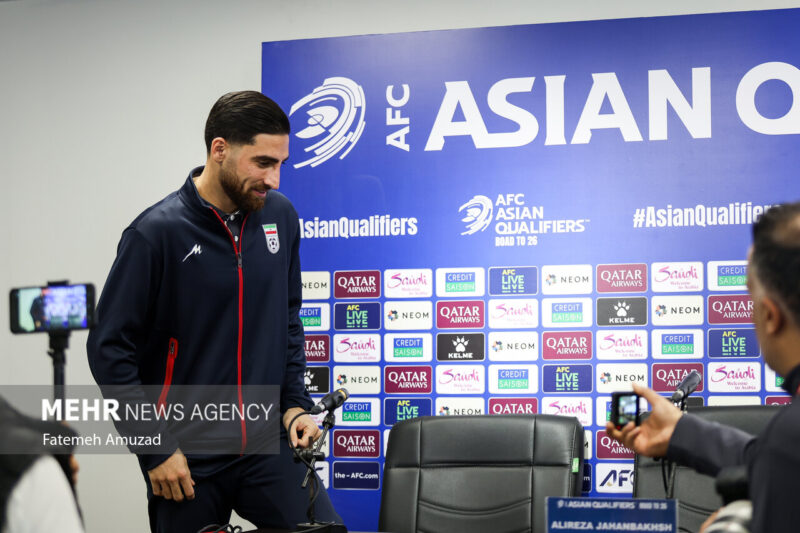 News conference of Iran-Uzbekistan national football teams
