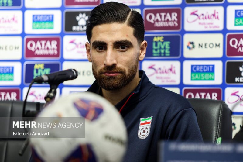 News conference of Iran-Uzbekistan national football teams
