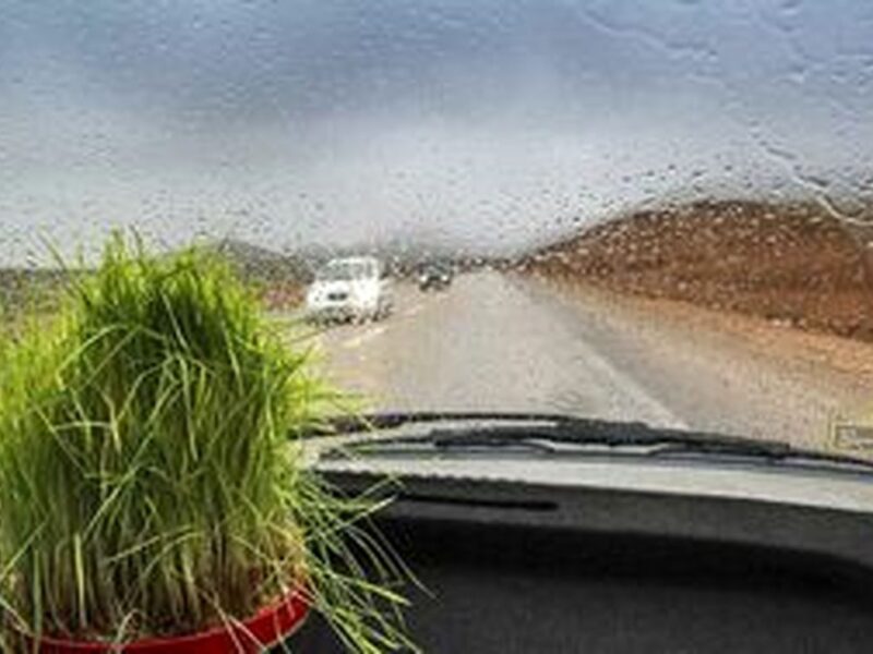 آسمان بارانی برخی استانها در روز طبیعت