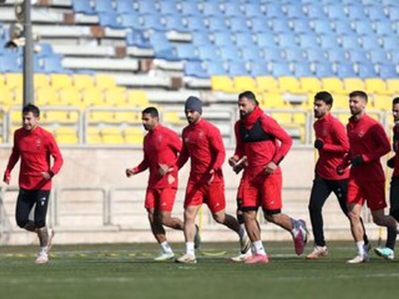 تمرین پرسپولیسی ها با نصف تیم مصدوم