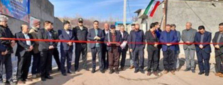 آیین افتتاح و کلنگ زنی پروژه های عمرانی شهرستان ترکمانچای