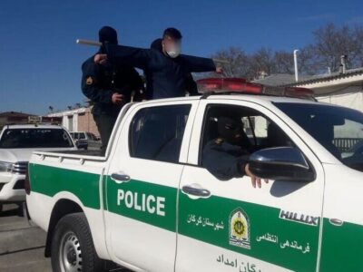 دستگیری لات مجازی گردن کلفت، معروف به عقاب ایران/ ویدئو