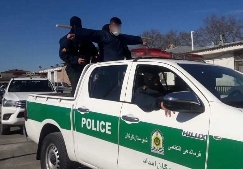 دستگیری لات مجازی گردن کلفت، معروف به عقاب ایران/ ویدئو