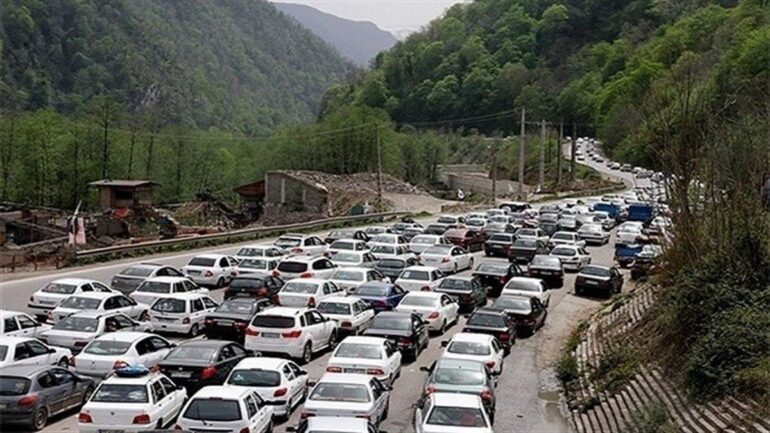 ترافیک سنگین در آزادراه تهران – شمال