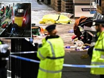 حمله خونین در قطار انگلیس؛ حال ۹ نفر وخیم است/ ویدئو