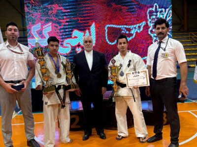  ۳ مدال خوش رنگ کاراته قهرمانی کشور بر گردن کاراته‌کاهای آذربایجان شرقی