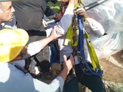 نجات معجزه آسای مرد ۴۰ ساله از چاه در یام