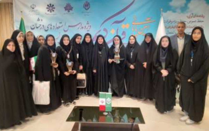 درخشش قرآنی سه ستاره فرزانگان ناحیه ۴ تبریز با رتبه اول کشوری