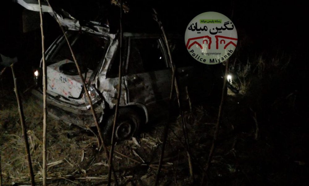 یک کشته در پی واژگونی پراید در محور میانه هشترود