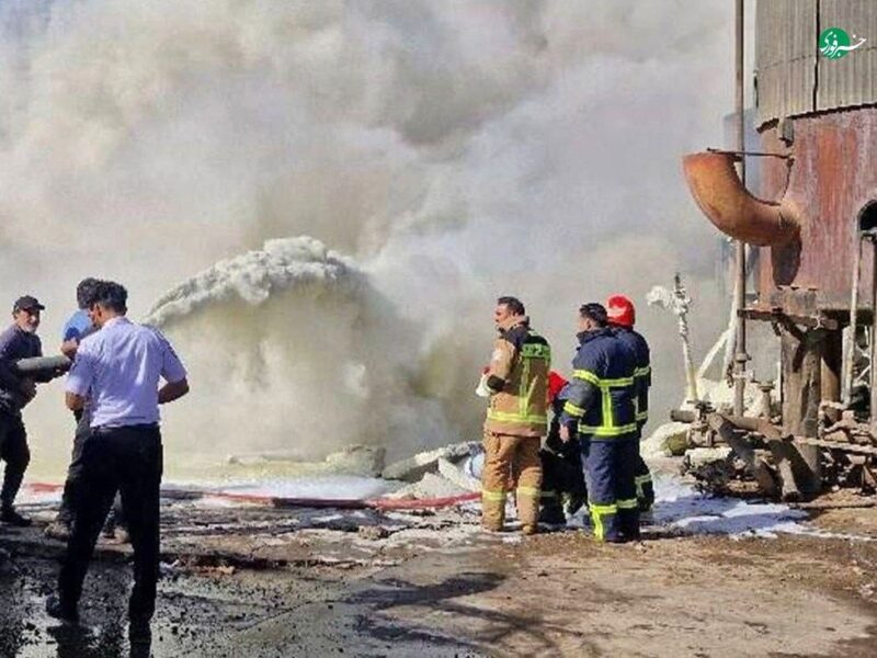 جزئیات آتشسوزی در شرکت پالایش نفت پارسیان ایوانکی