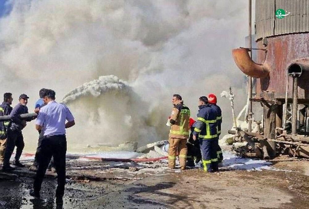 جزئیات آتشسوزی در شرکت پالایش نفت پارسیان ایوانکی
