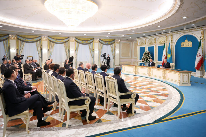 Iran most efficient transit route for Kazakhstan: Pezeshkian