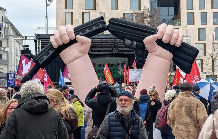 Anti-Munich Conference march