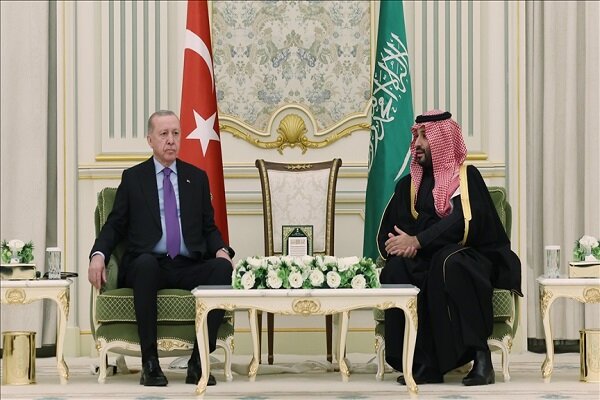 Turkey’s President Erdogan, Saudi crown prince meet in Riyadh