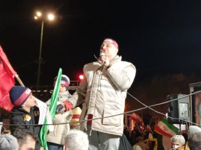 حضور داوطلب جمعیت هلال احمر شهرستان اصفهان در پایگاه امدادی موکب دانشگاه صنعتی شریف