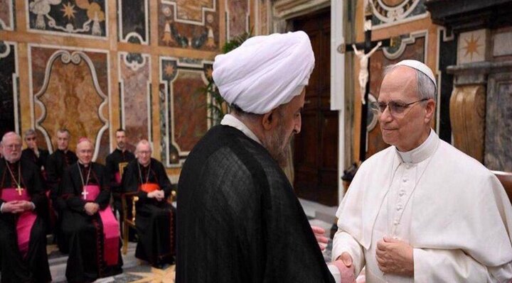 Pope awards Vatican’s highest diplomatic honor to Iran envoy