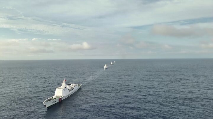 China Coast Guard conducts patrols east of Taiwan