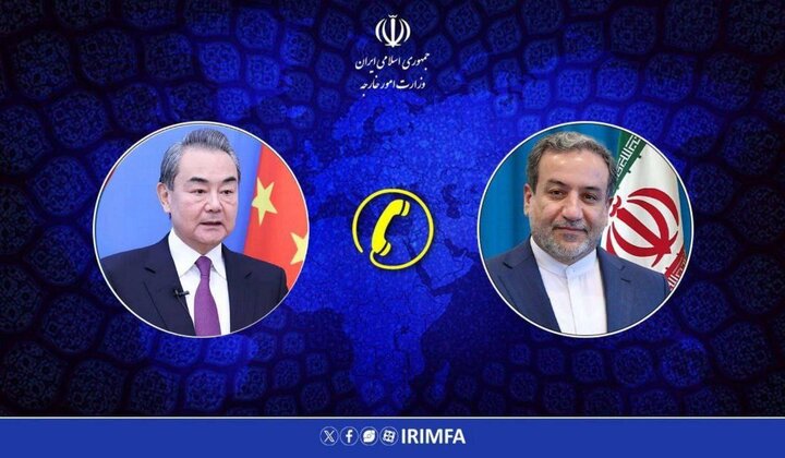Iran, China FMs discuss MoU with US