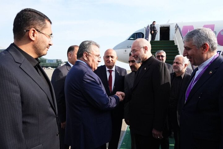 Qalibaf visits Azerbaijan for PUIC conference