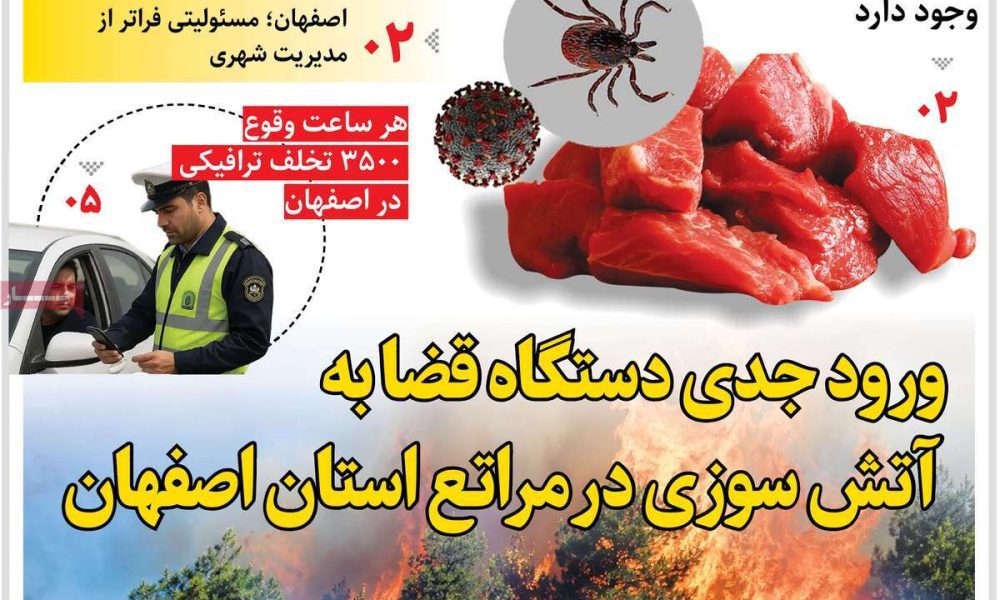 عناوین روزنامه های سه شنبه ۶ مرداد ۱۴۰۵
