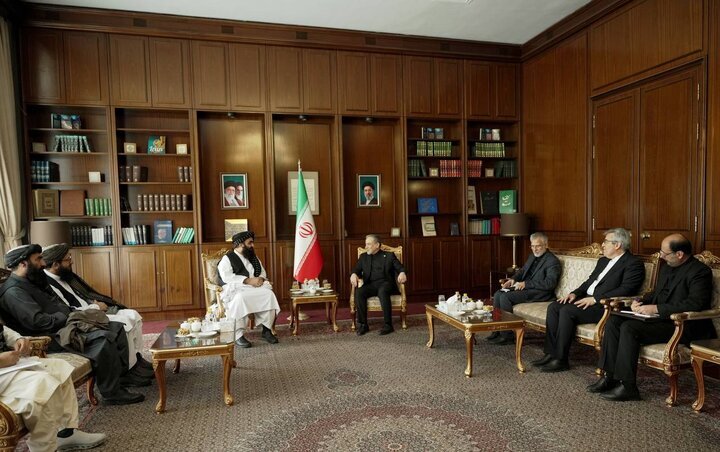 Iran, Afghan FMs discuss ties, developments in region