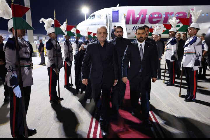 President Pezeshkian arrives in Iraq’s Najaf