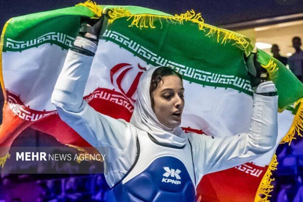 Zarrinkamar wins gold medal in World Taekwondo Championships