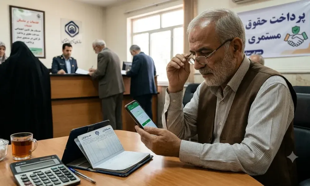 بررسی واریز معوقات حقوق بازنشستگان تأمین اجتماعی
