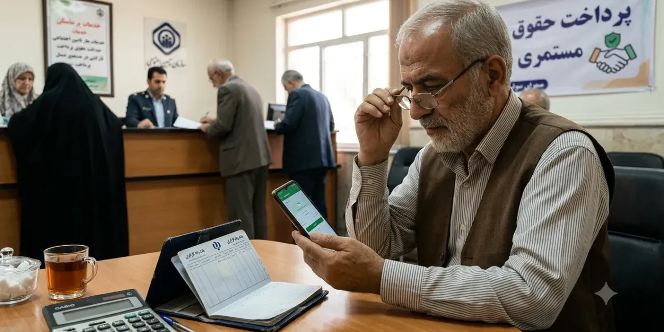 بررسی واریز معوقات حقوق بازنشستگان تأمین اجتماعی