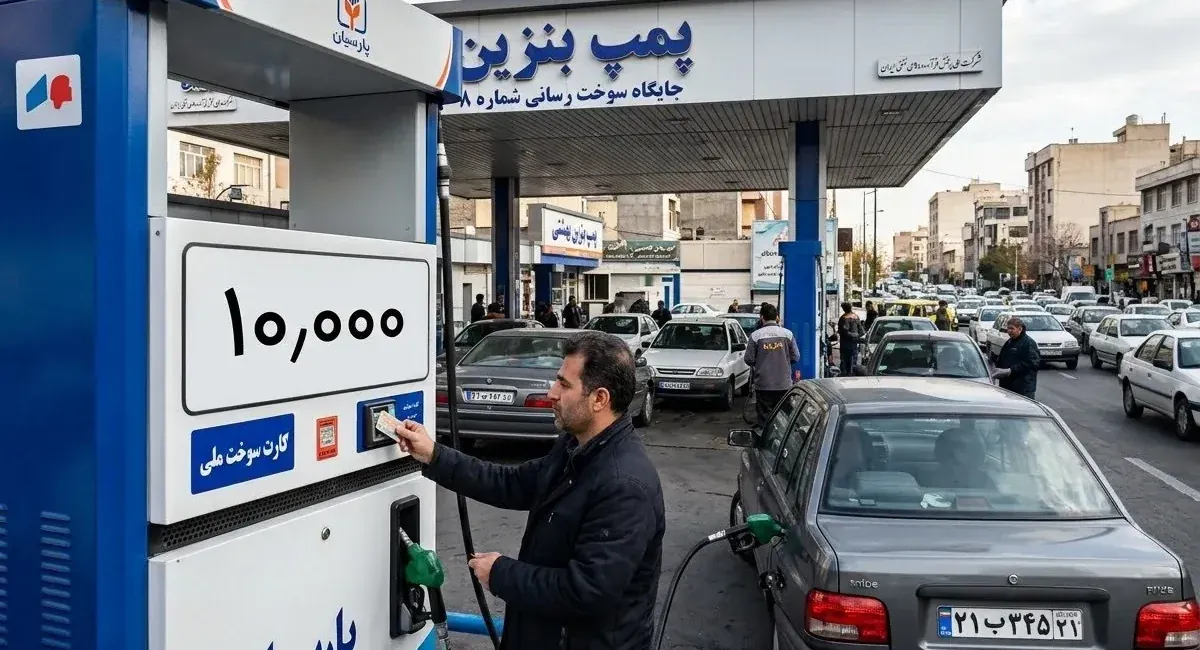 قیمت بنزین ۷ شهریور ۱۴۰۵ و افزایش نرخ سوم به ۱۰ هزار تومان