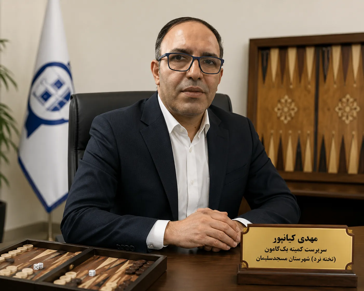 مهدی کیانپور سرپرست کمیته بک‌گامون (تخته نرد) شهرستان مسجدسلیمان شد